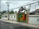 Entrance to Bob Marley's museum